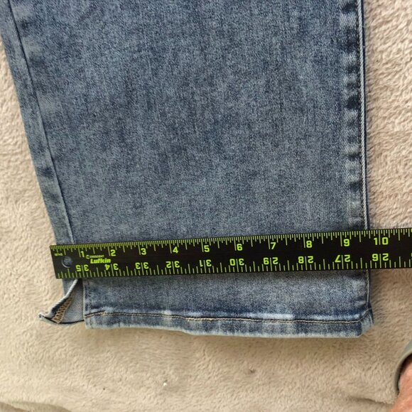 NWT Risen Jeans Womens Felecia Jeans Size 2XL High Rise Straight Leg Blue Denim - Picture 4 of 16